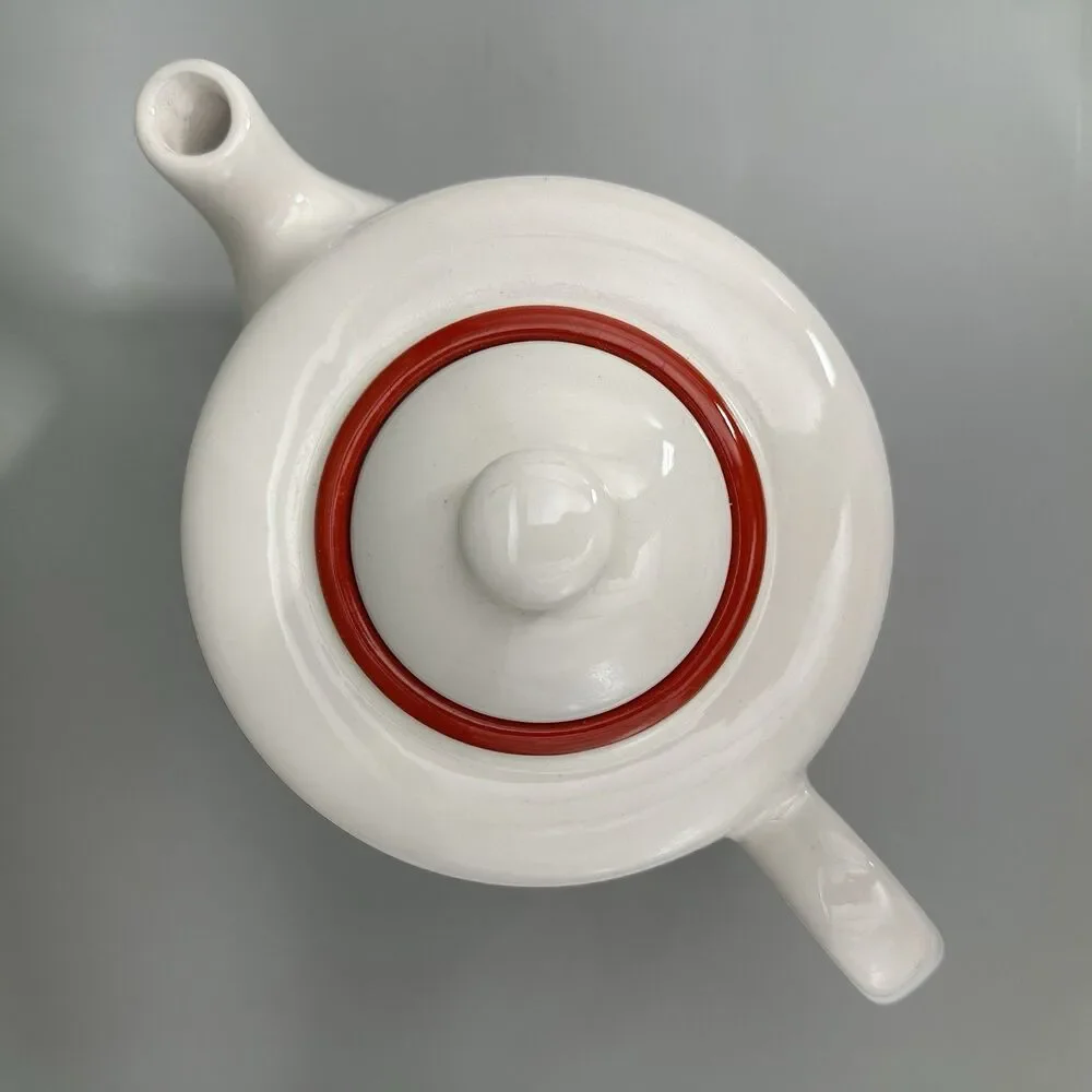 VTG Hawthorne Manor Hallmark Inspired Fruit Gingham Teapot Cottagecore 1990s